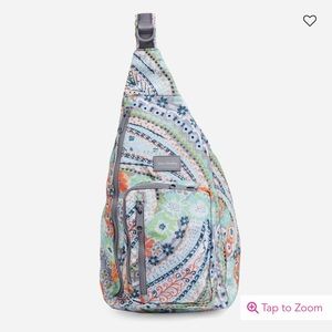 NWT Vera Bradley ReActive Sling Backpack in Citrus Paisley